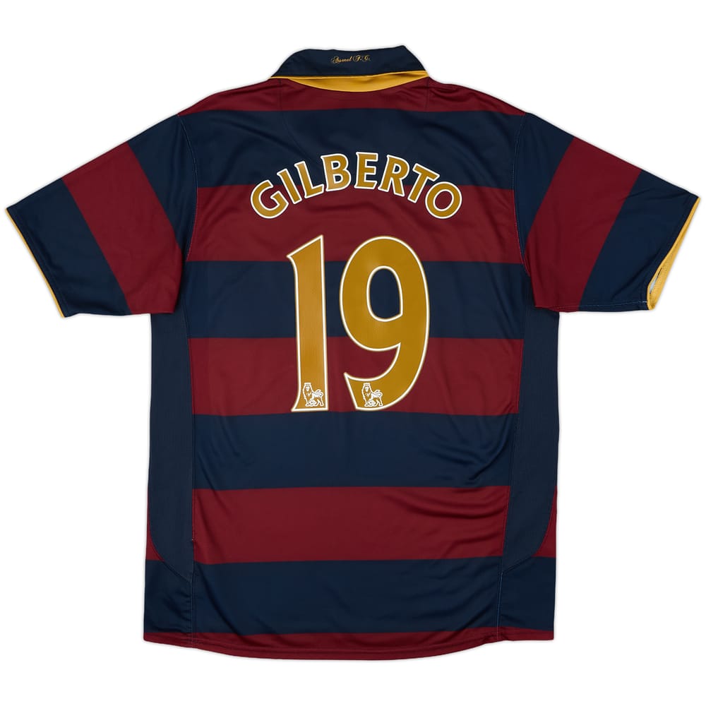 2007-08 Arsenal Third Shirt Gilberto #19 - 7/10 - (M)