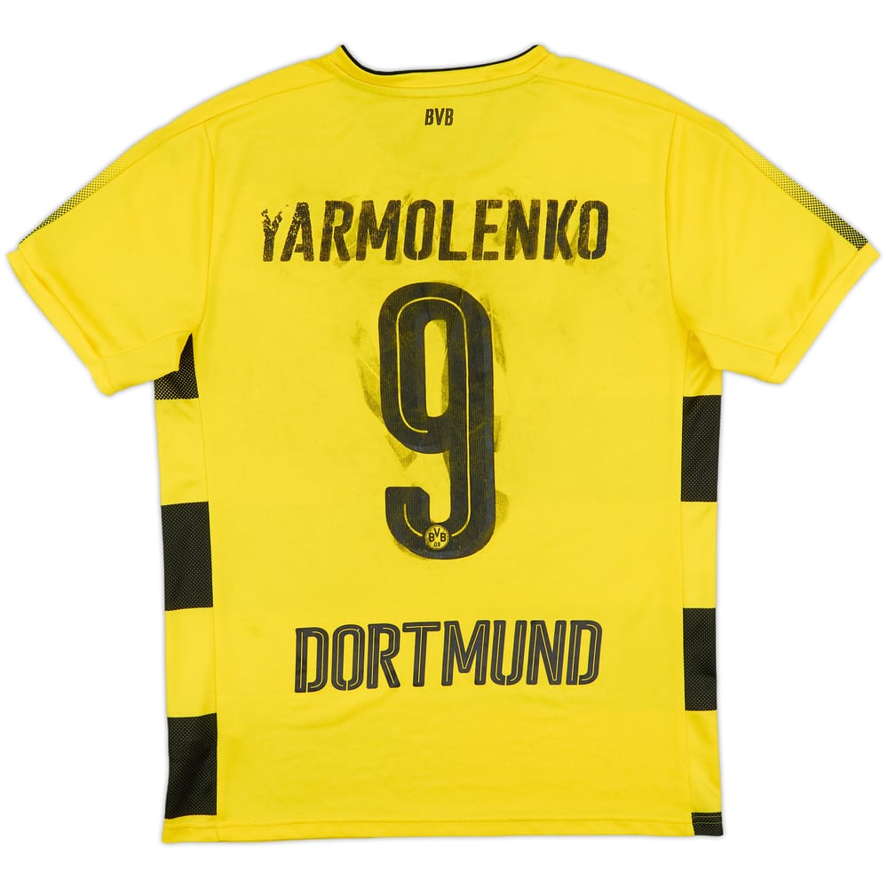 2017-18 Borussia Dortmund Home Shirt Yarmolenko #9 - 4/10 - (M)