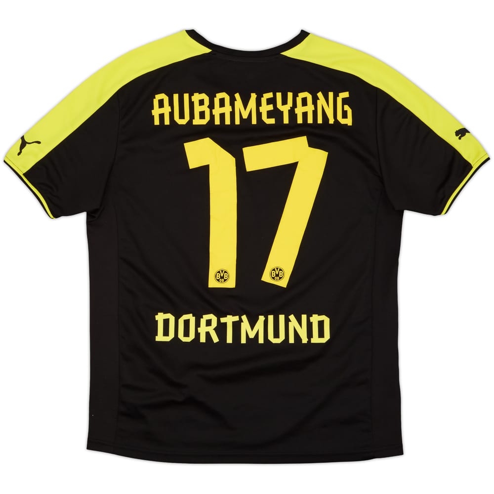 2013-14 Borussia Dortmund Away Shirt Aubameyang #17 - 6/10 - (M)