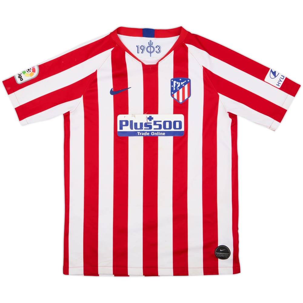 2019-20 Atletico Madrid Home Shirt - 4/10 - (XL.Boys)