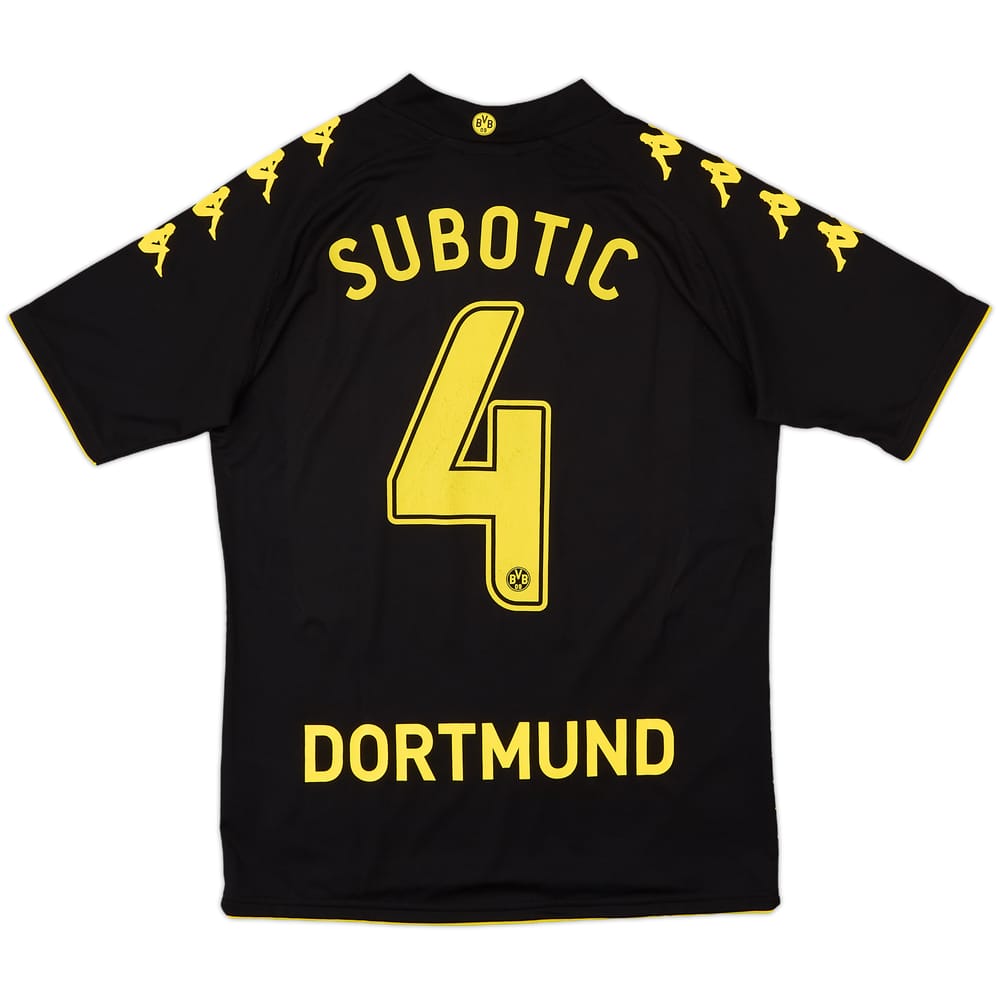 2009-10 Borussia Dortmund Away Shirt Subotic #4 - 7/10 - (S)