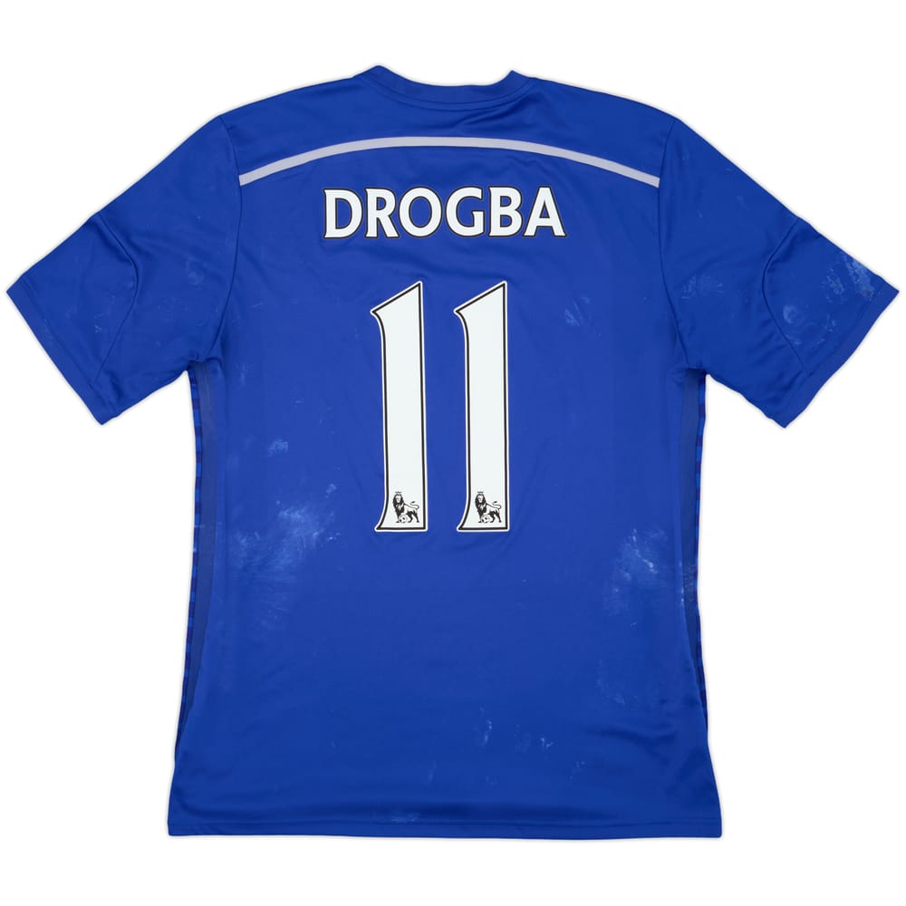 2014-15 Chelsea Home Shirt Drogba #11 - 4/10 - (XL)