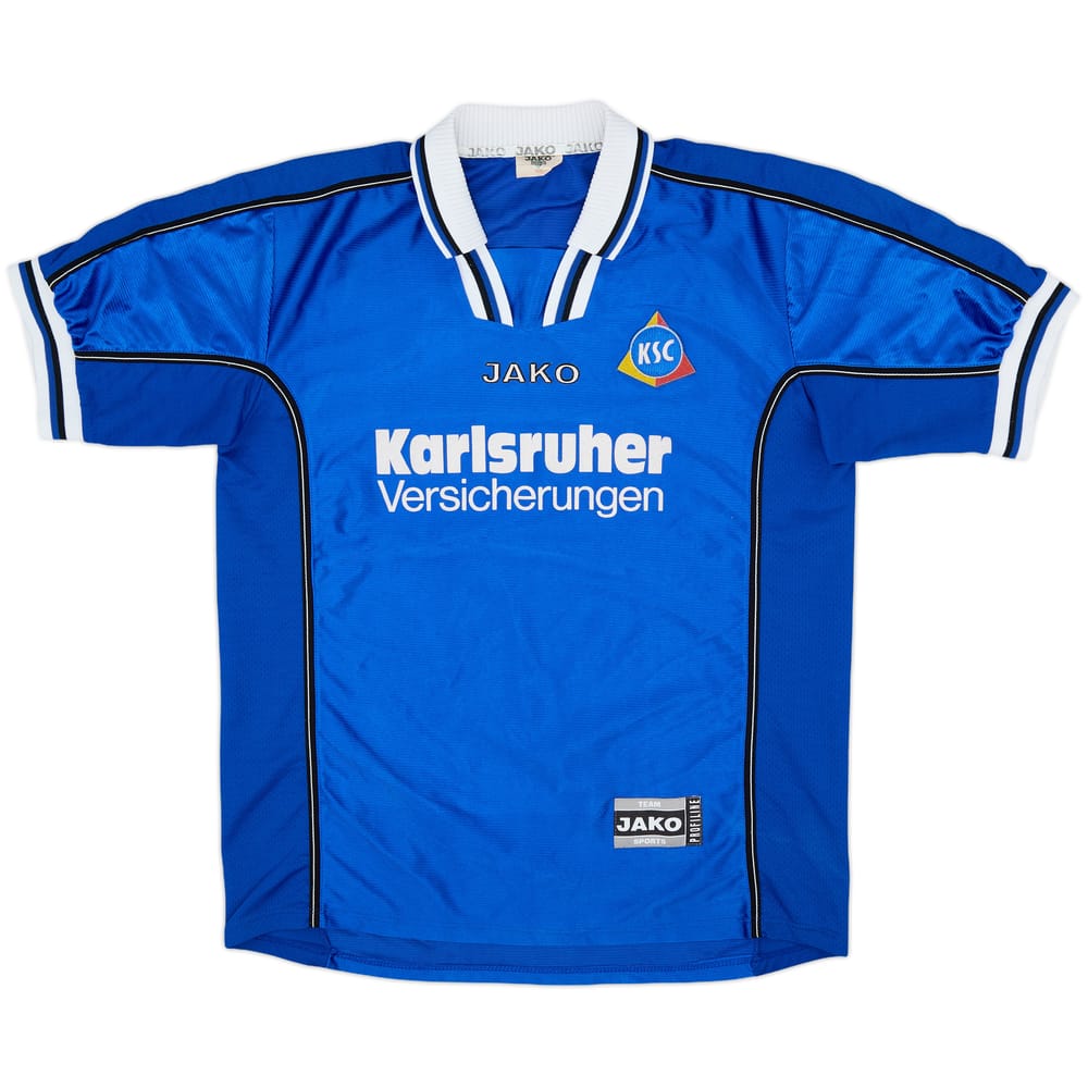 2000-01 Karlsruhe Home Shirt - 8/10 - (M/L)
