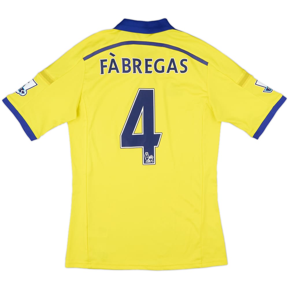 2014-15 Chelsea Away Shirt Fabregas #4 - 9/10 - (S)