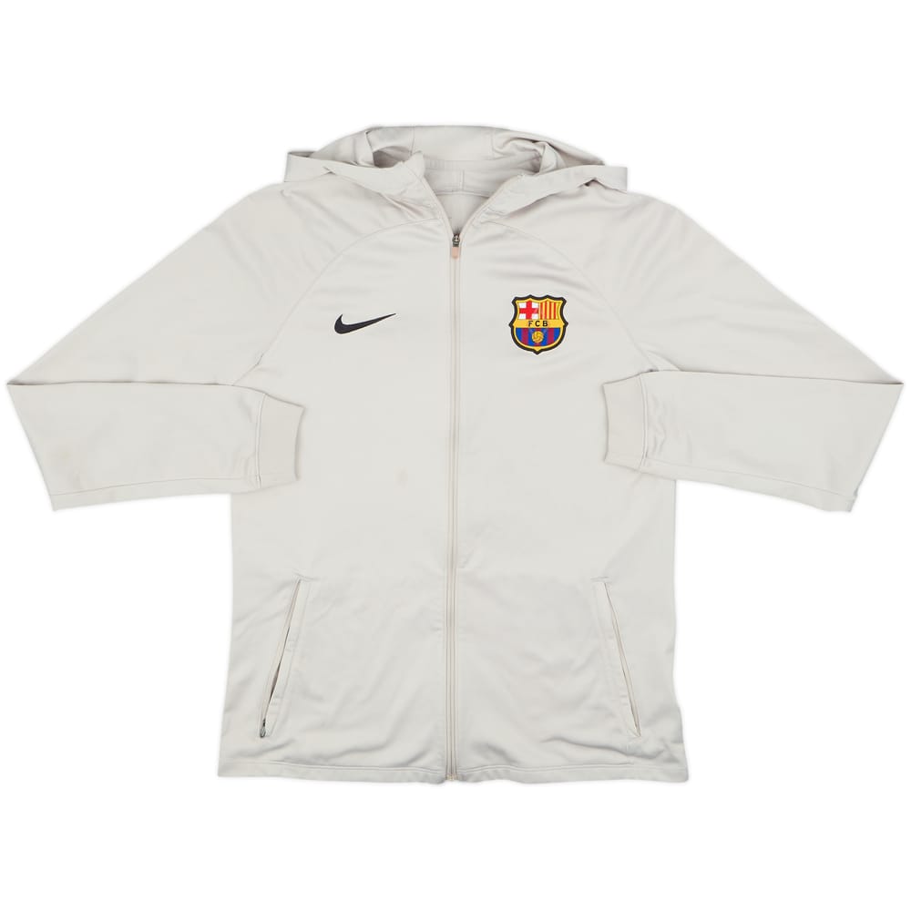 2023-24 Barcelona Nike Hooded Track Jacket - 6/10 - (XL.Boys)