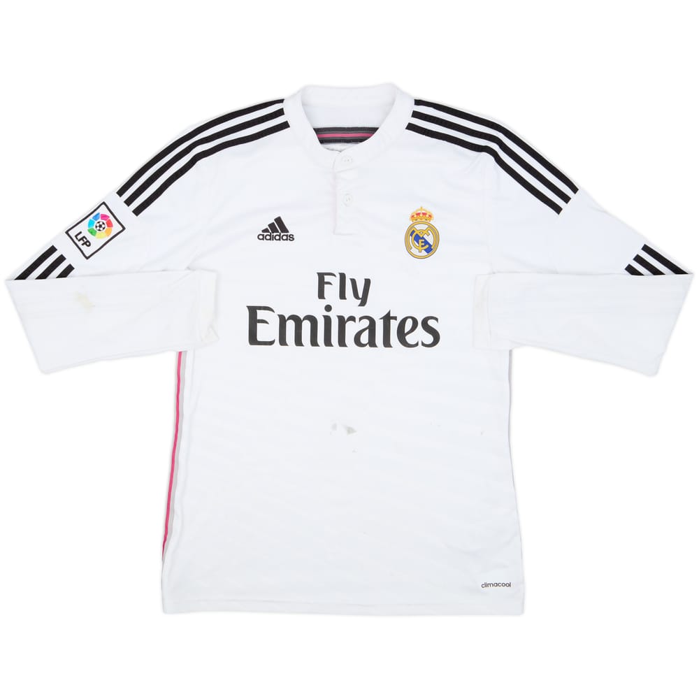 2014-15 Real Madrid Home L/S Shirt Sergio Ramos #4 - 4/10 - (M)