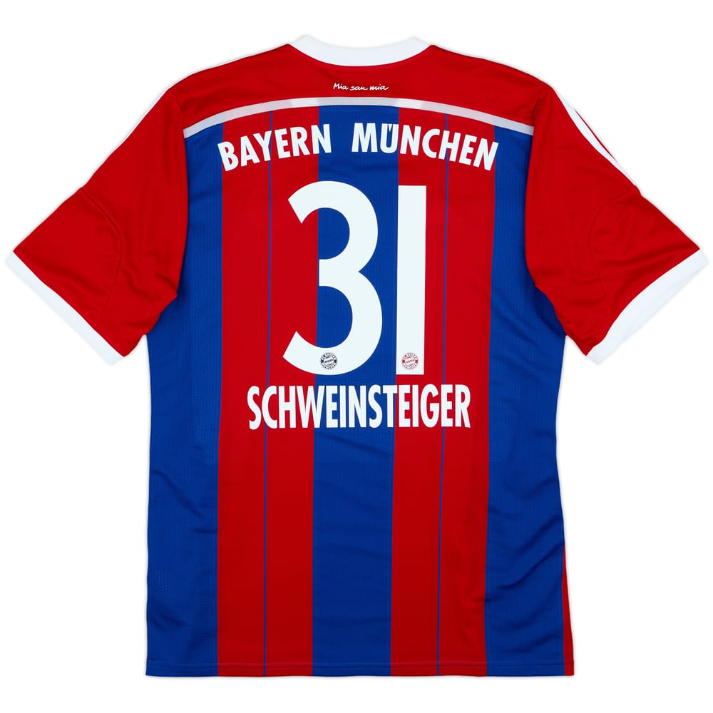 2014-15 Bayern Munich Home Shirt Schweinsteiger #31 - 10/10 - (L)