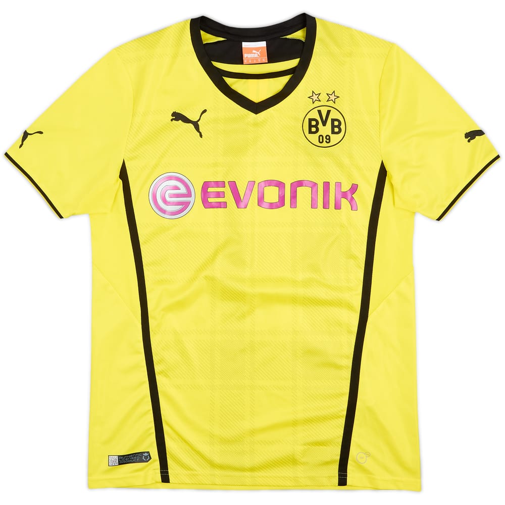 2013-14 Borussia Dortmund Home Shirt - 8/10 - (M)