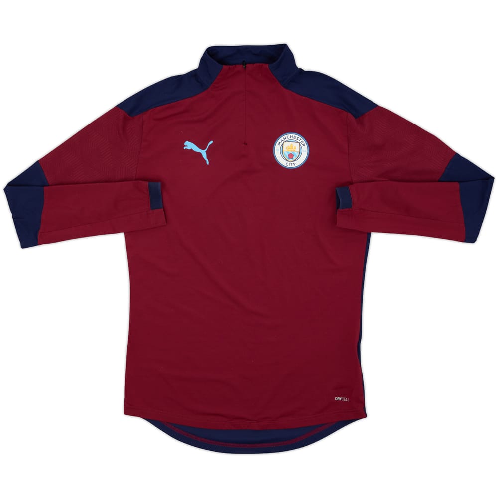 2020-21 Manchester City Puma 1/4 Zip Drill Top - 5/10 - (S)
