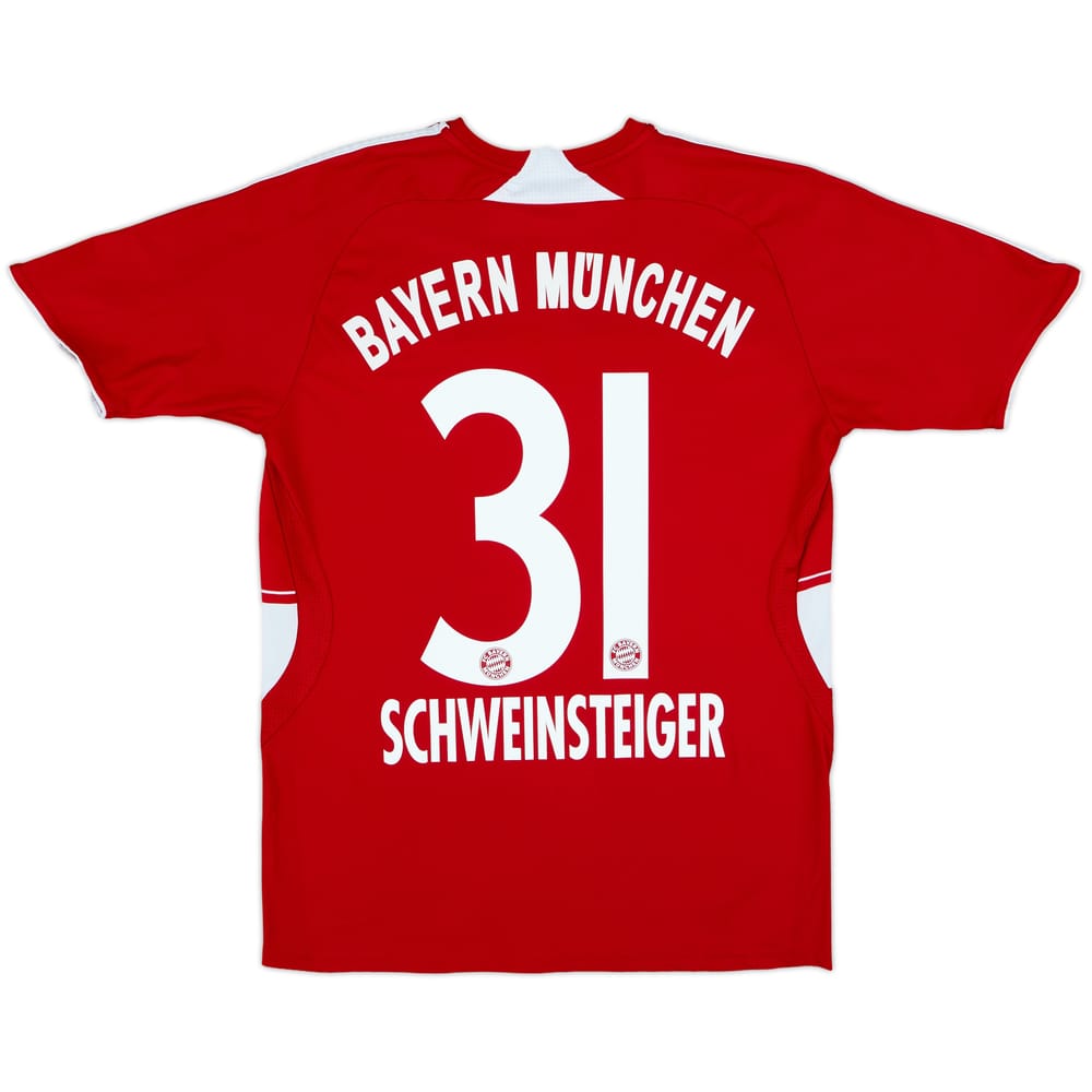 2008-09 Bayern Munich Home Shirt Schweinsteiger #31 - 8/10 - (XL.Boys)