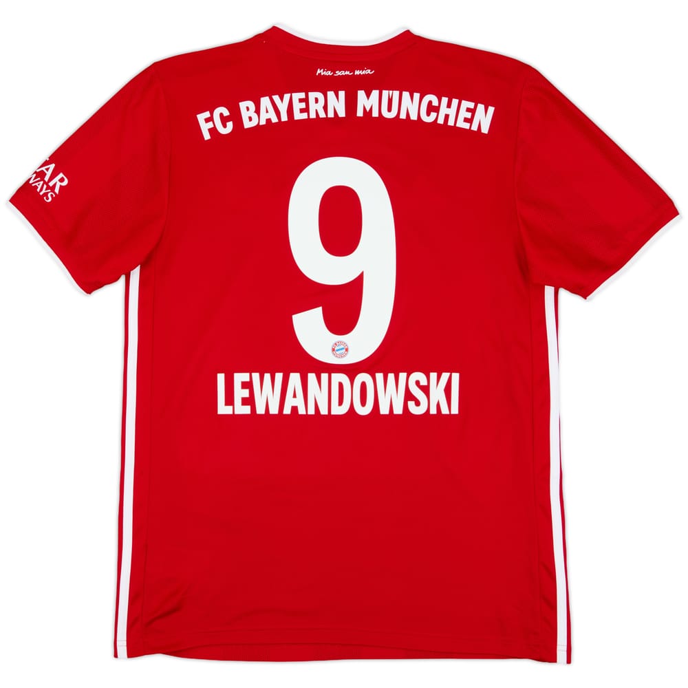 2020-21 Bayern Munich Home Shirt Lewandowski #9 - 9/10 - (M)