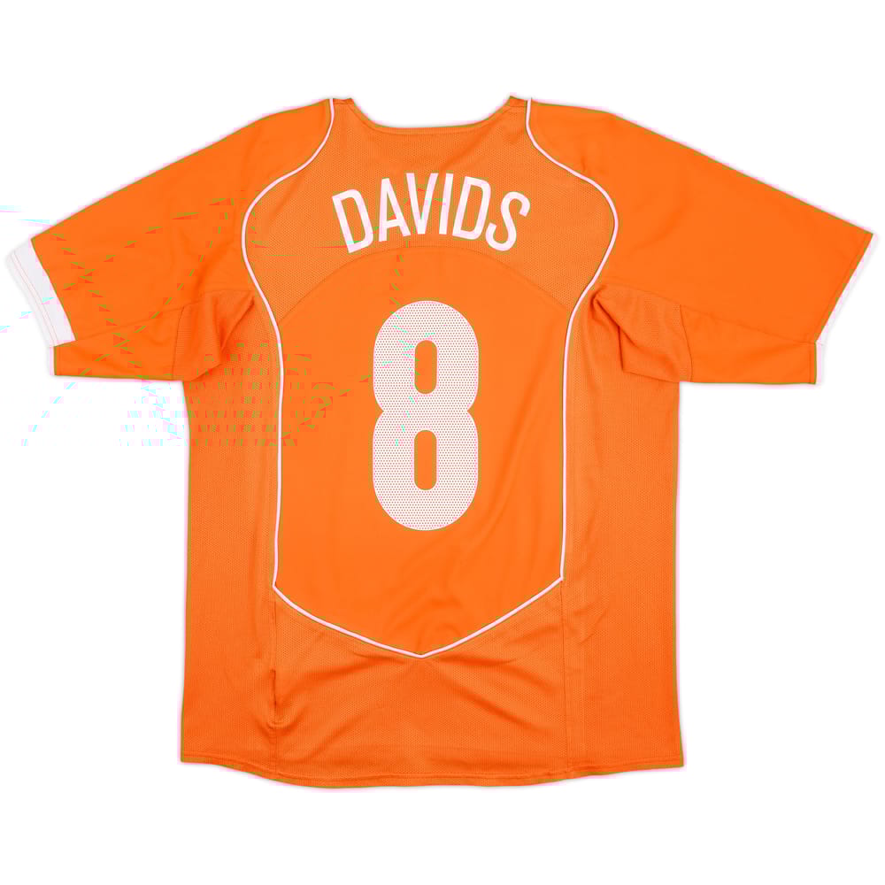 2004-06 Netherlands Home Shirt Davids #8 - 6/10 - (L)