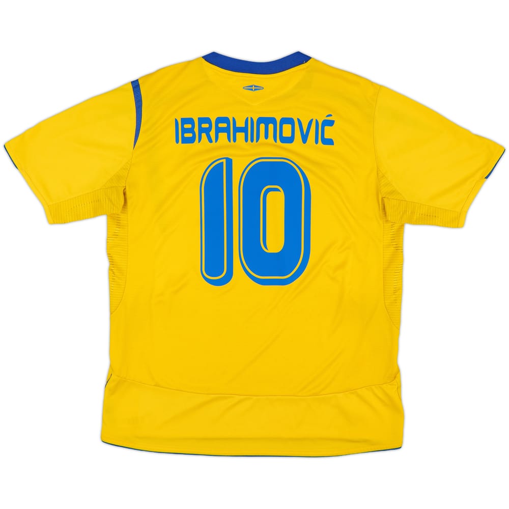 2005-06 Sweden Home Shirt Ibrahimovic #10 - 8/10 - (XL)