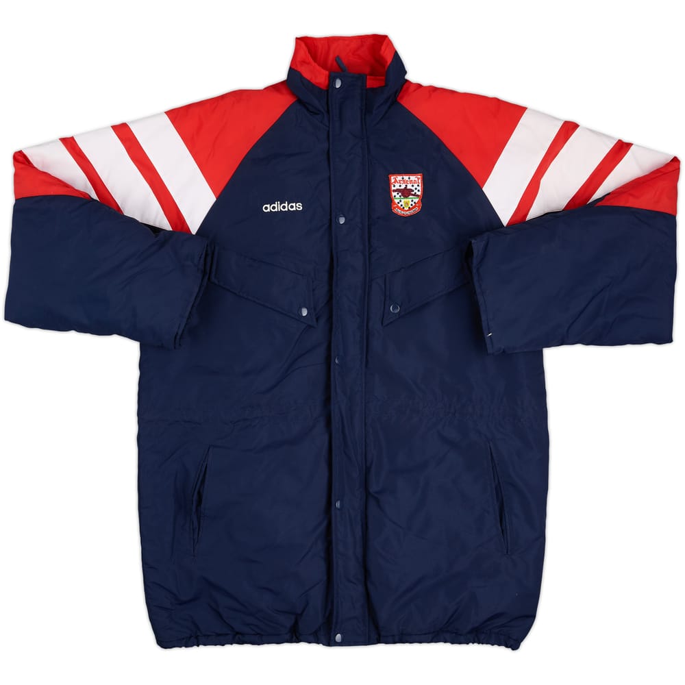 1992-94 Arsenal adidas Padded Bench Coat - 8/10 - (L/XL)