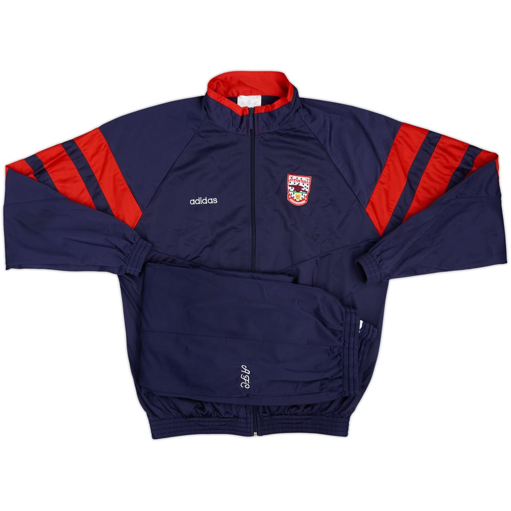1992-94 Arsenal adidas Tracksuit - 8/10 - (L)