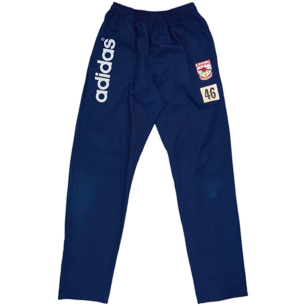 1992-94 Arsenal Player Issue adidas Tracksuit Pant/Bottoms #46 - 8/10 - (M)