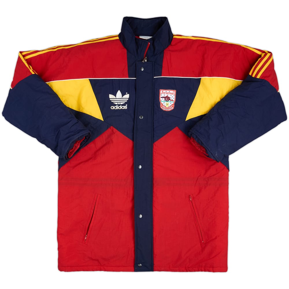 1990-92 Arsenal adidas Bench Coat - 8/10 - (L/XL)
