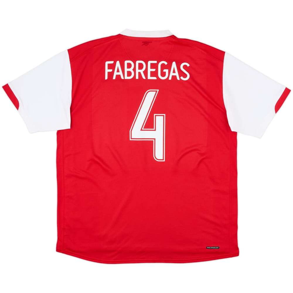2006-08 Arsenal Home Shirt Fabregas #4 - 6/10 - (XL)