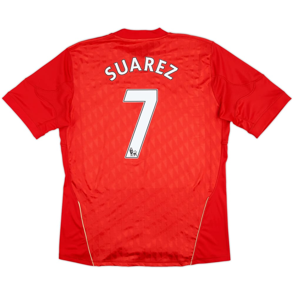 2010-12 Liverpool Home Shirt Suarez #7 - 6/10 - (L)