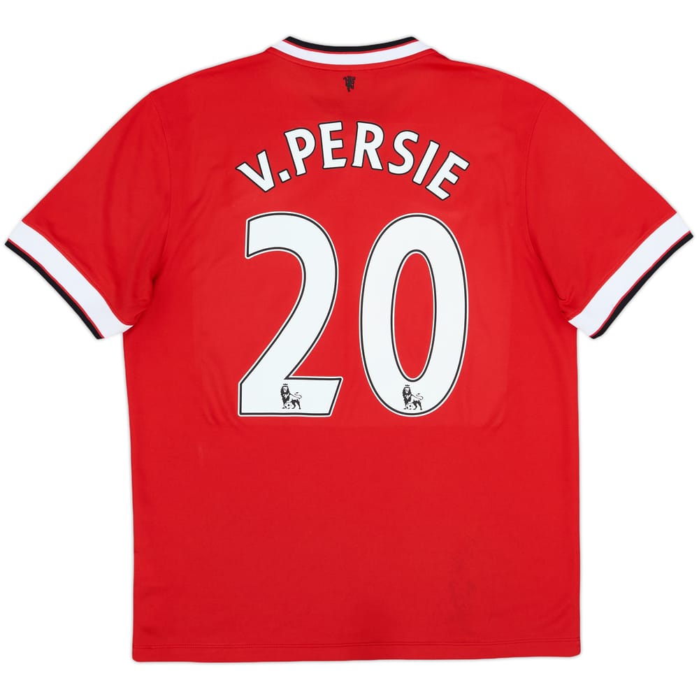 2014-15 Manchester United Home Shirt v.Persie #20 - 8/10 - (L)