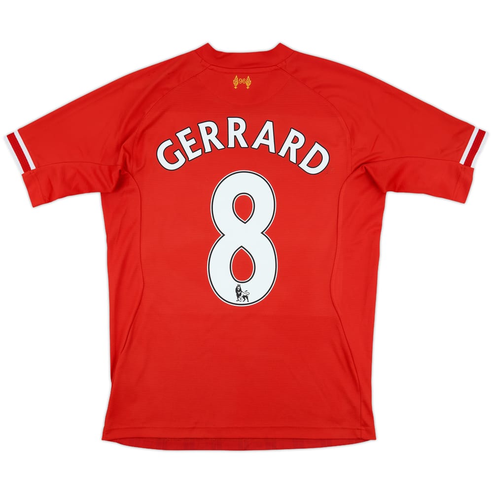 2013-14 Liverpool Home Shirt Gerrard #8 - 6/10 - (M)