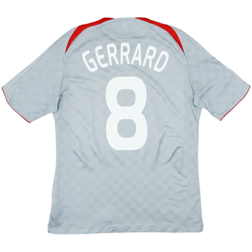 2008-09 Liverpool Away Shirt Gerrard #8 - 6/10 - (M)
