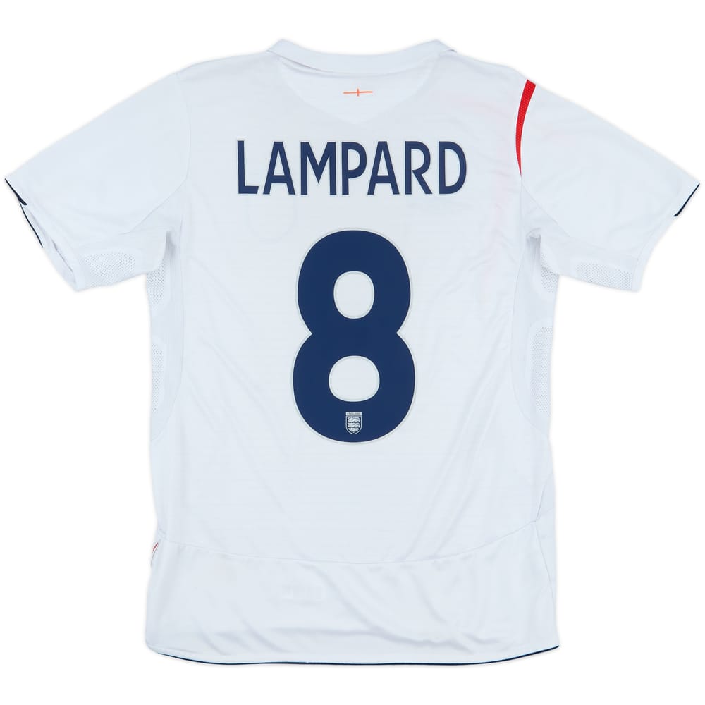2005-07 England Home Shirt Lampard #8 - 5/10 - (S)
