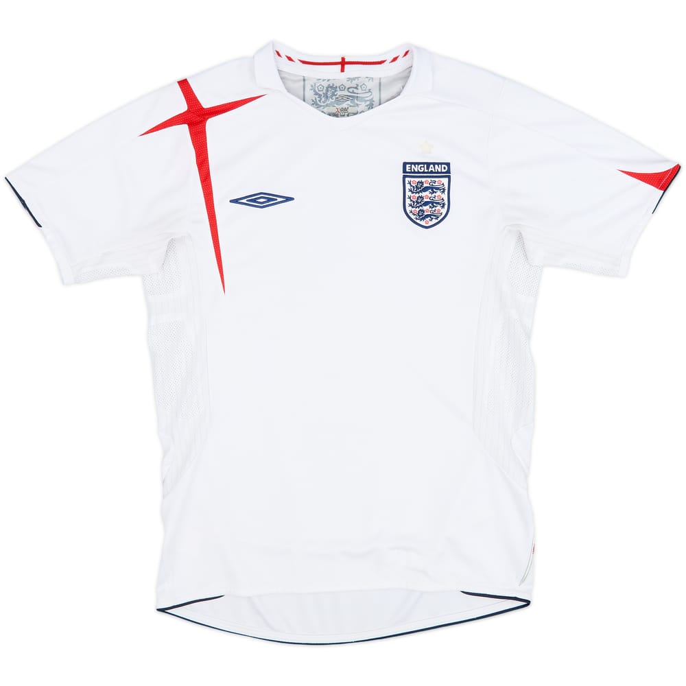2005-07 Inglaterra Camiseta Local - 5/10 - (S)