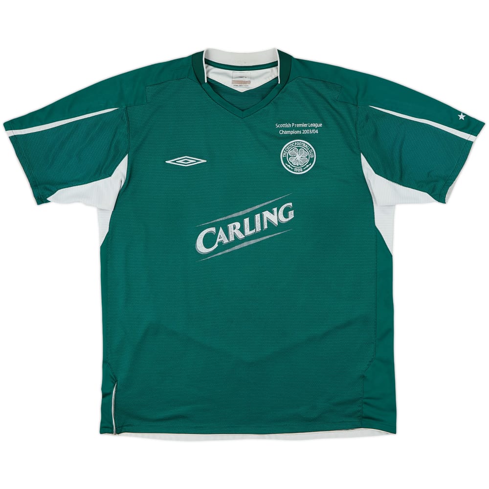 2004-05 Celtic 'Champions' Away Shirt - 6/10 - (XL)