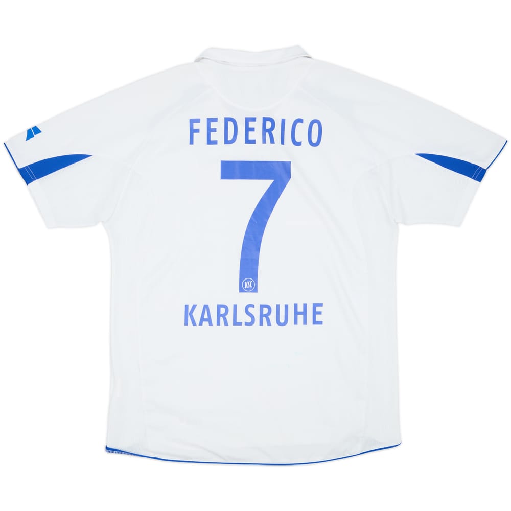 2006-08 Karlsruher Away Shirt Federico #7 - 8/10 - (XL)