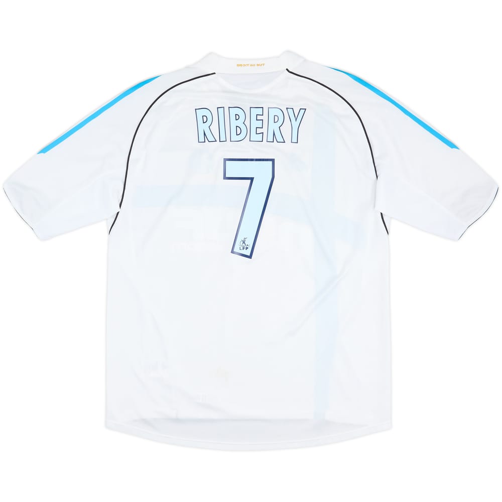 2005-06 Olympique Marseille Home Shirt Ribery #7 - 6/10 - (XL)