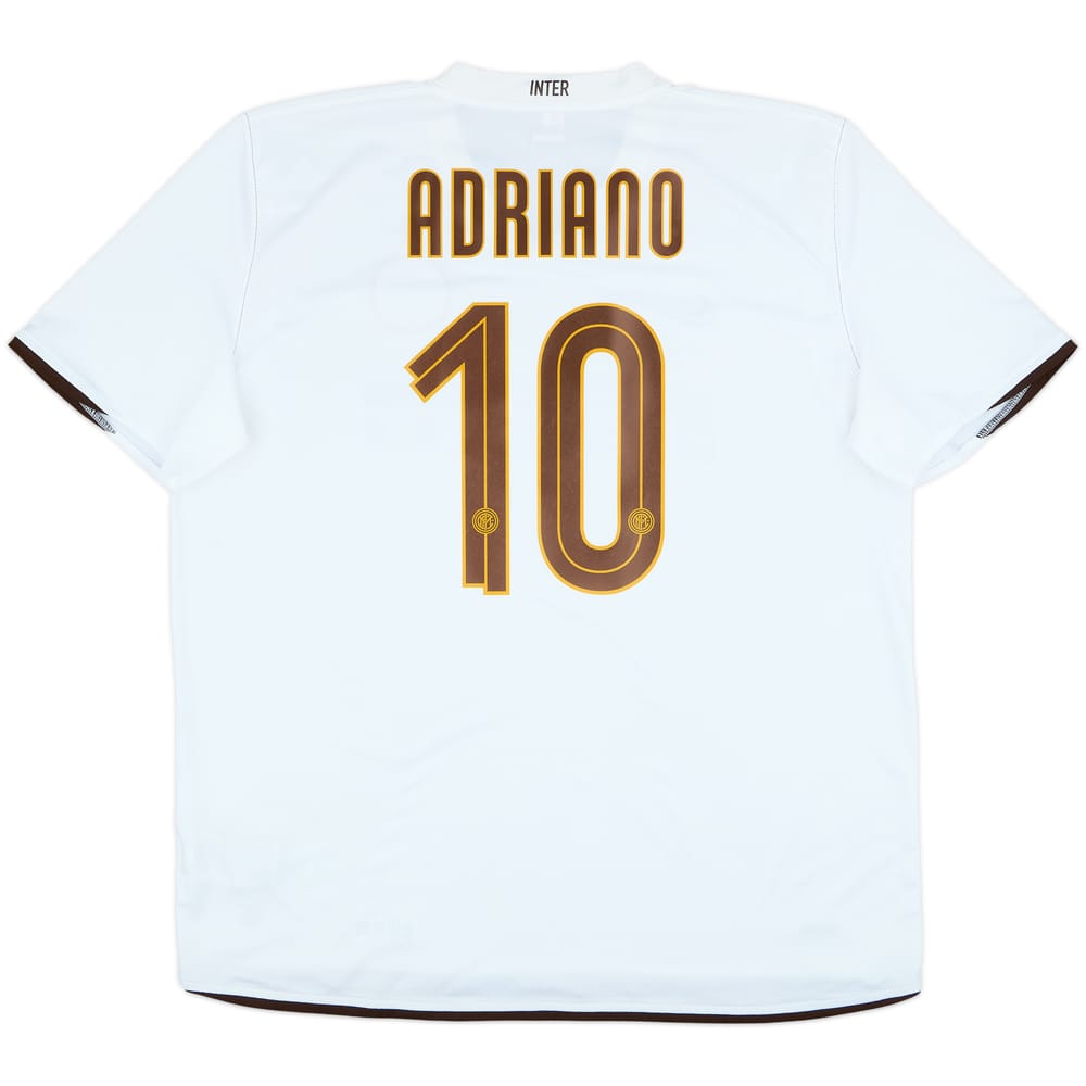 2008-09 Inter Milan Away Shirt Adriano #10 - 7/10 - (XXL)