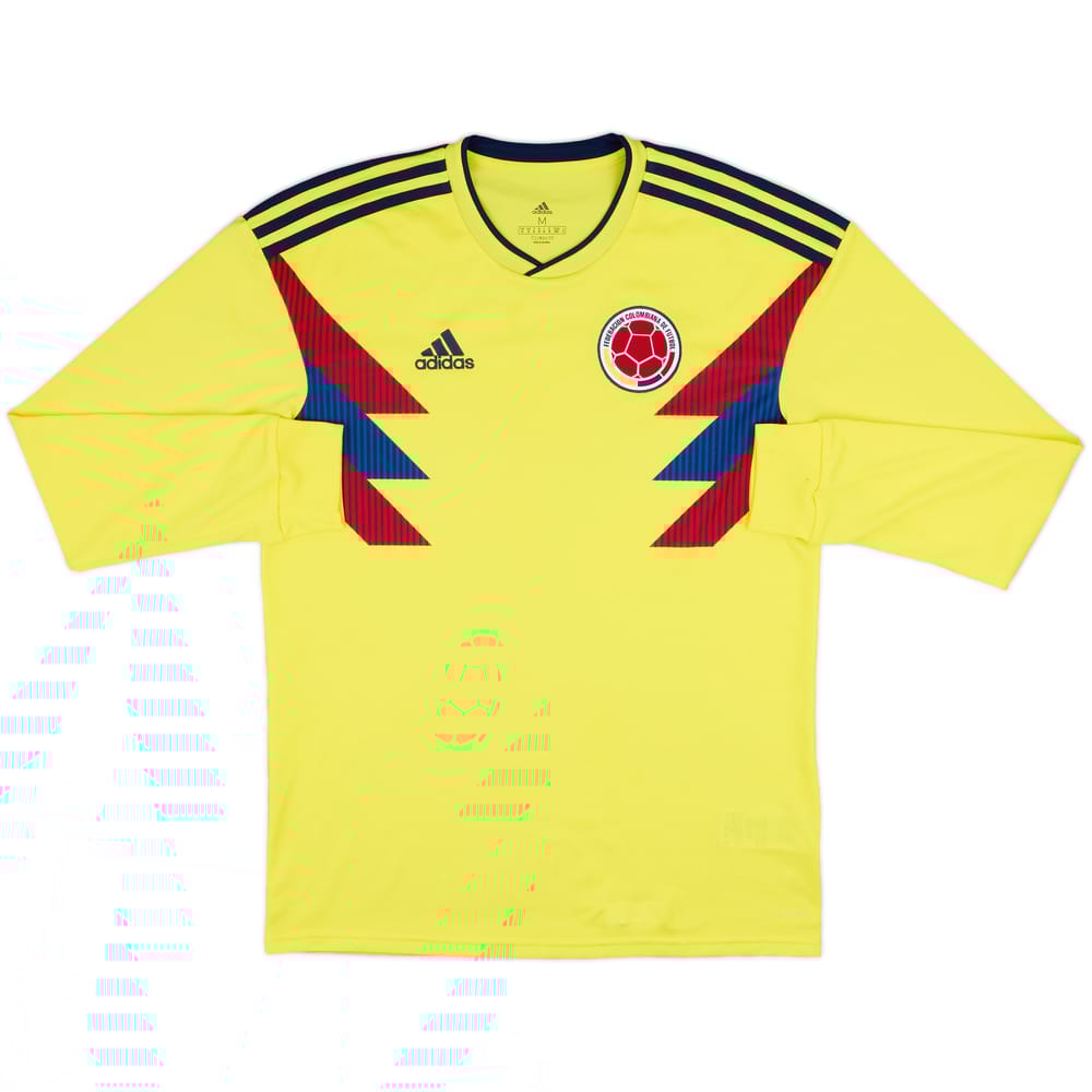 2018-19 Colombia Home L/S Shirt - 8/10 - (M)