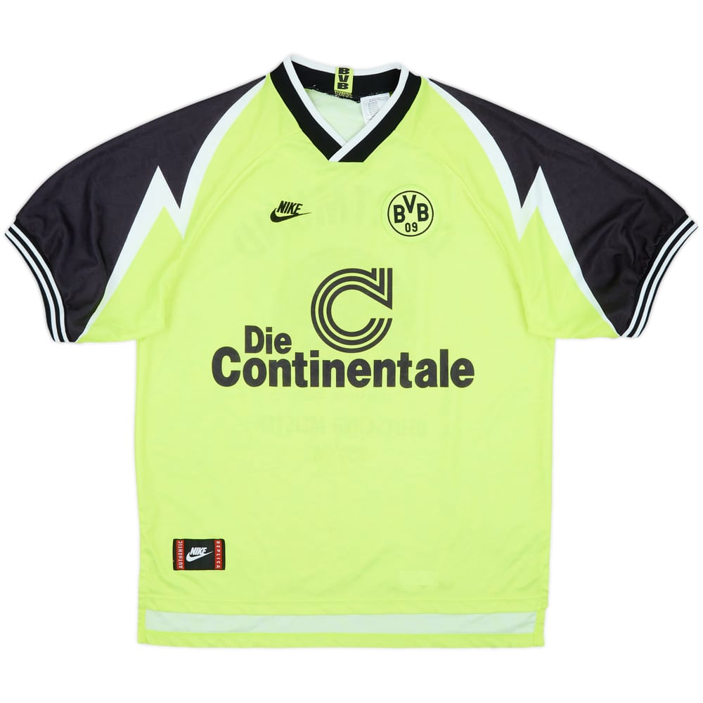 1995-96 Borussia Dortmund 'Deutscher Meister' Home Shirt - 8/10 - (XL)