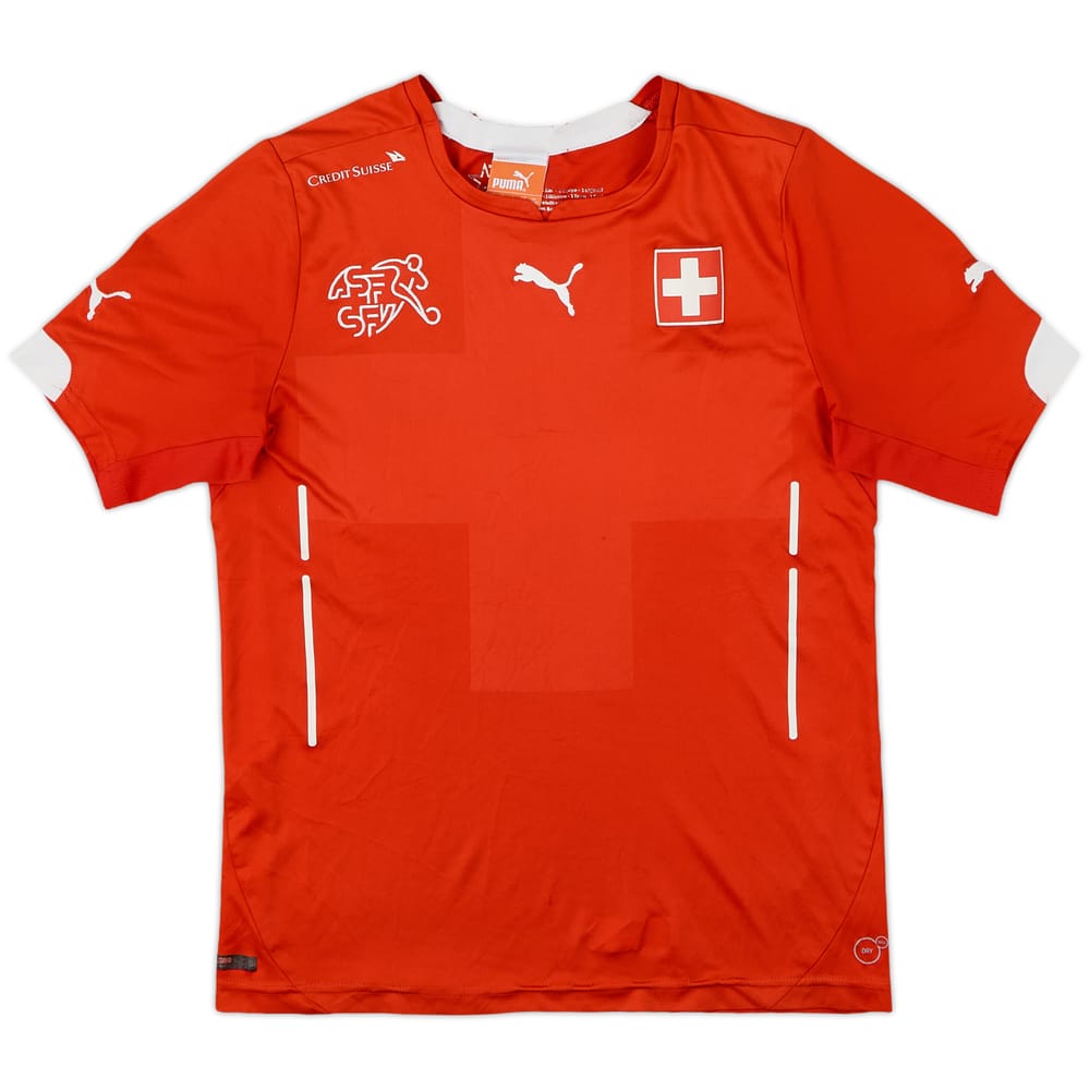 2014-15 Switzerland Home Shirt - 7/10 - (S.Boys)