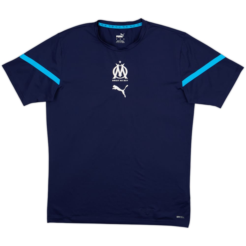 2021-22 Olympique Marseille Puma Training Shirt - 10/10 - (M)