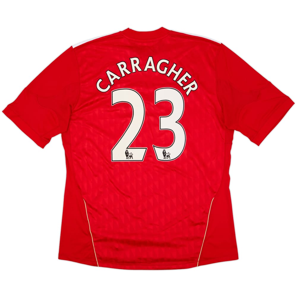 2010-12 Liverpool Home Shirt Carragher #23 - 9/10 - (XL)