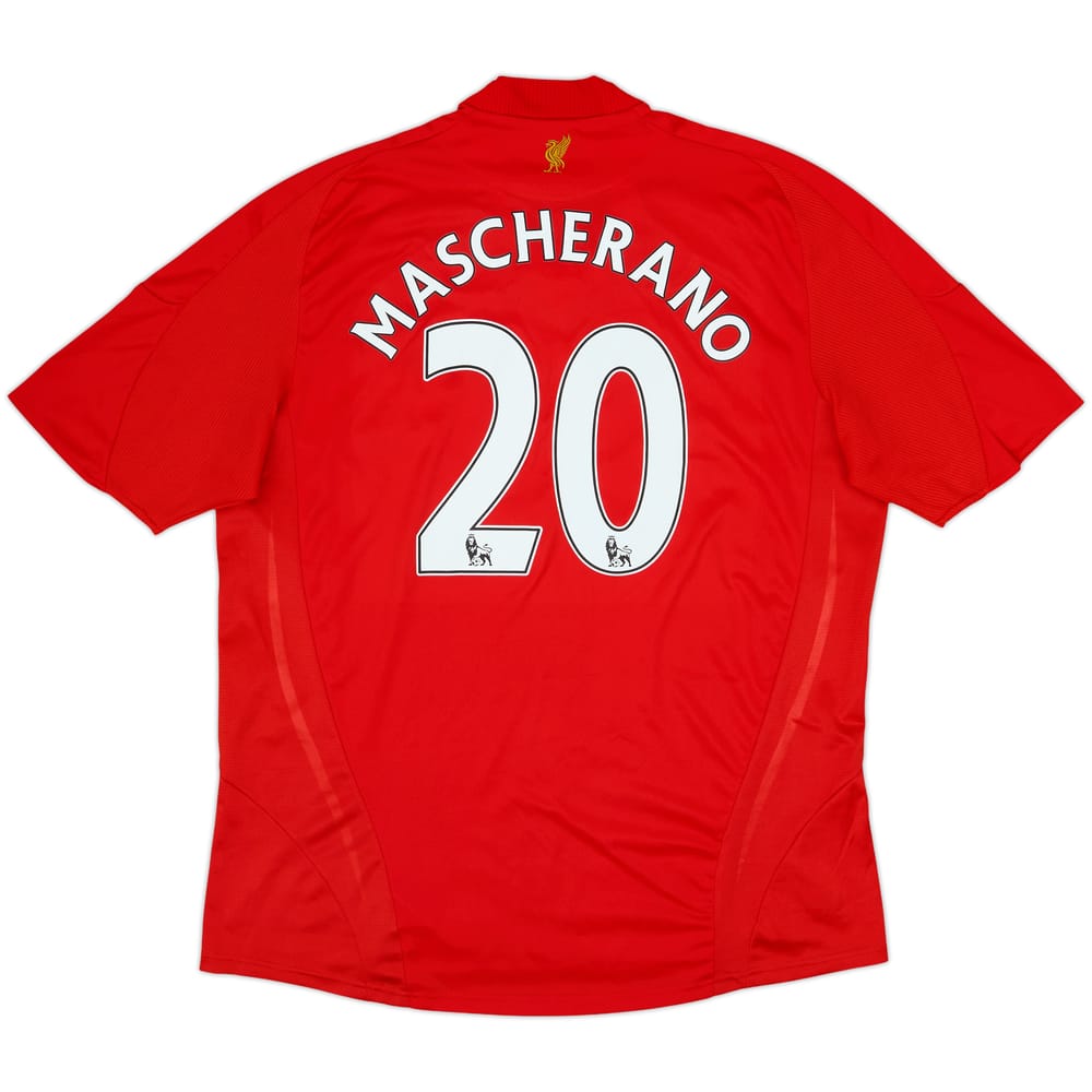 2008-10 Liverpool Home Shirt Mascherano #20 - 8/10 - (XL)