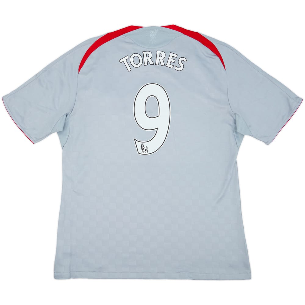 2008-09 Liverpool Away Shirt Torres #9 - 9/10 - (XL)