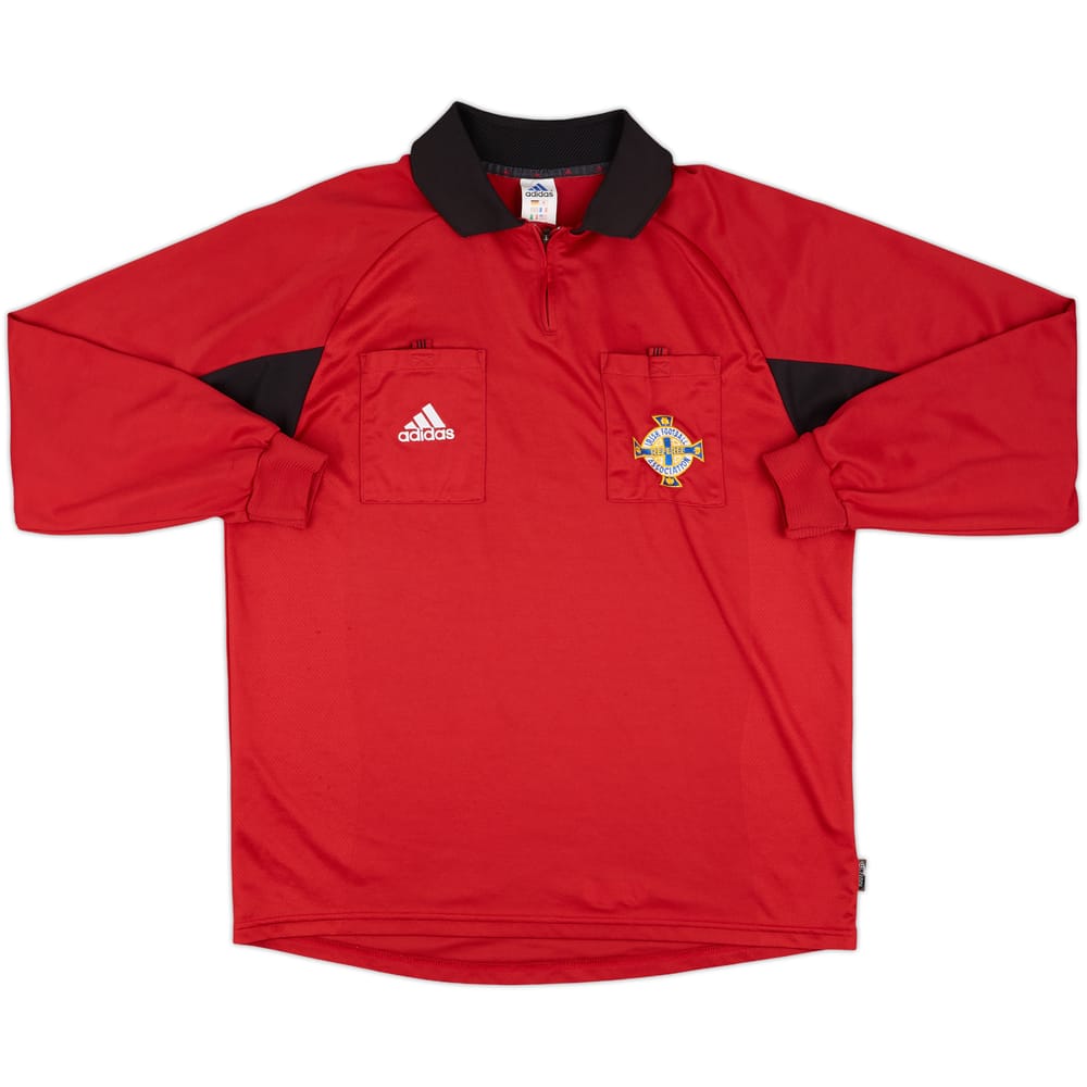 2002-03 Northern Ireland adidas Referee L/S Shirt - 9/10 - (L)