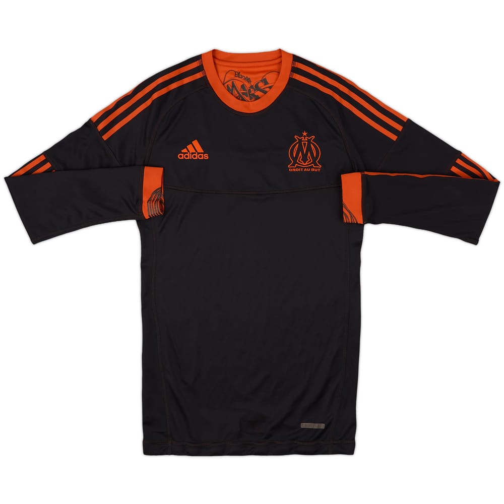 2012-13 Olympique Marseille Player Issue TechFit Third L/S Shirt - 7/10 - (S)