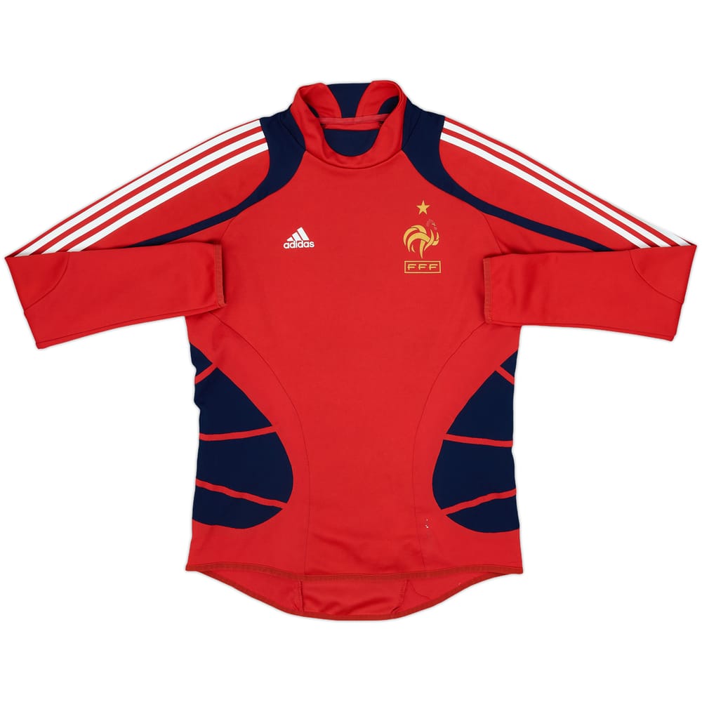 2007-08 France adidas Formotion Drill Top - 8/10 - (S)