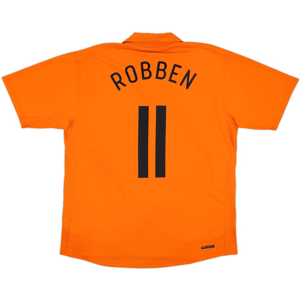2006-08 Netherlands Home Shirt Robben #11 - 7/10 - (XL)