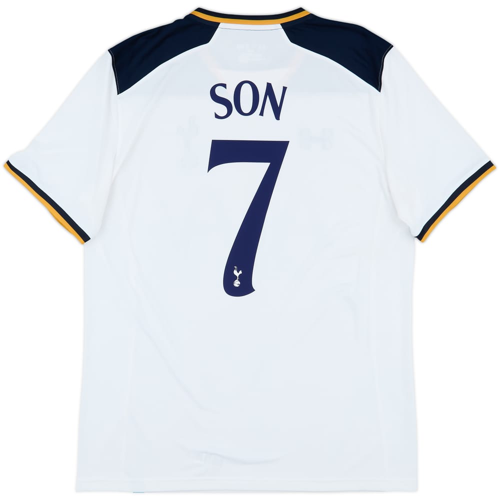 2016-17 Tottenham Home Shirt Son #7 - 8/10 - (XL)