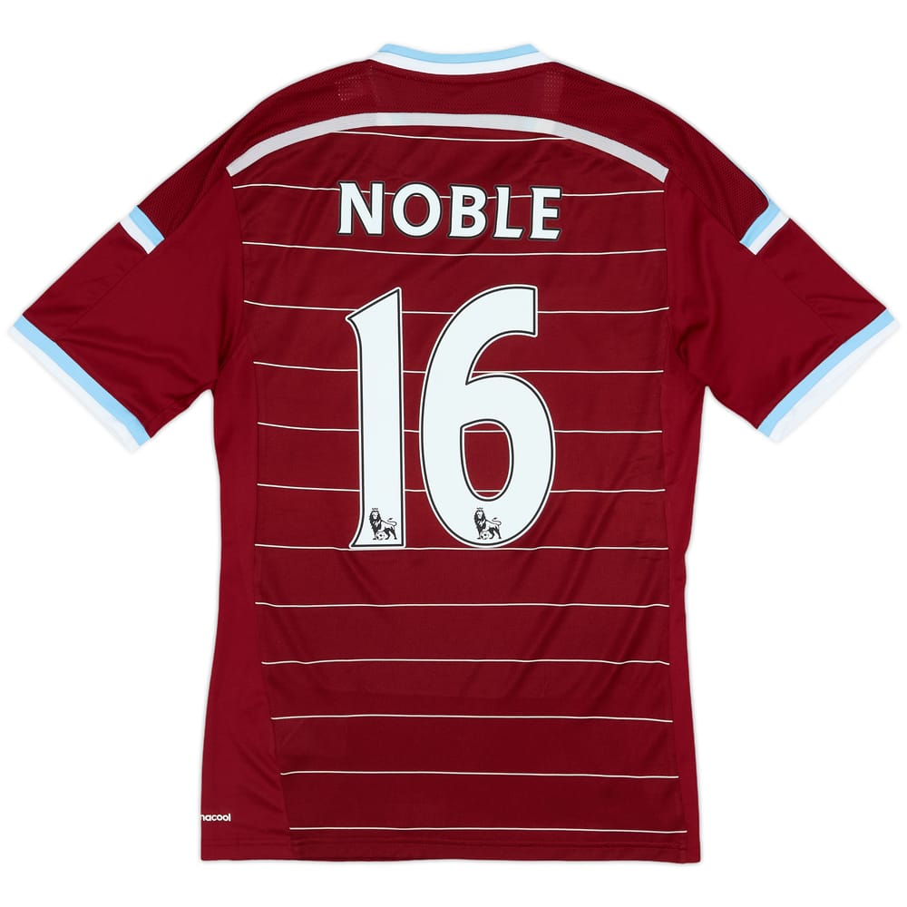 2014-15 West Ham Home Shirt Noble #16 - 9/10 - (M)