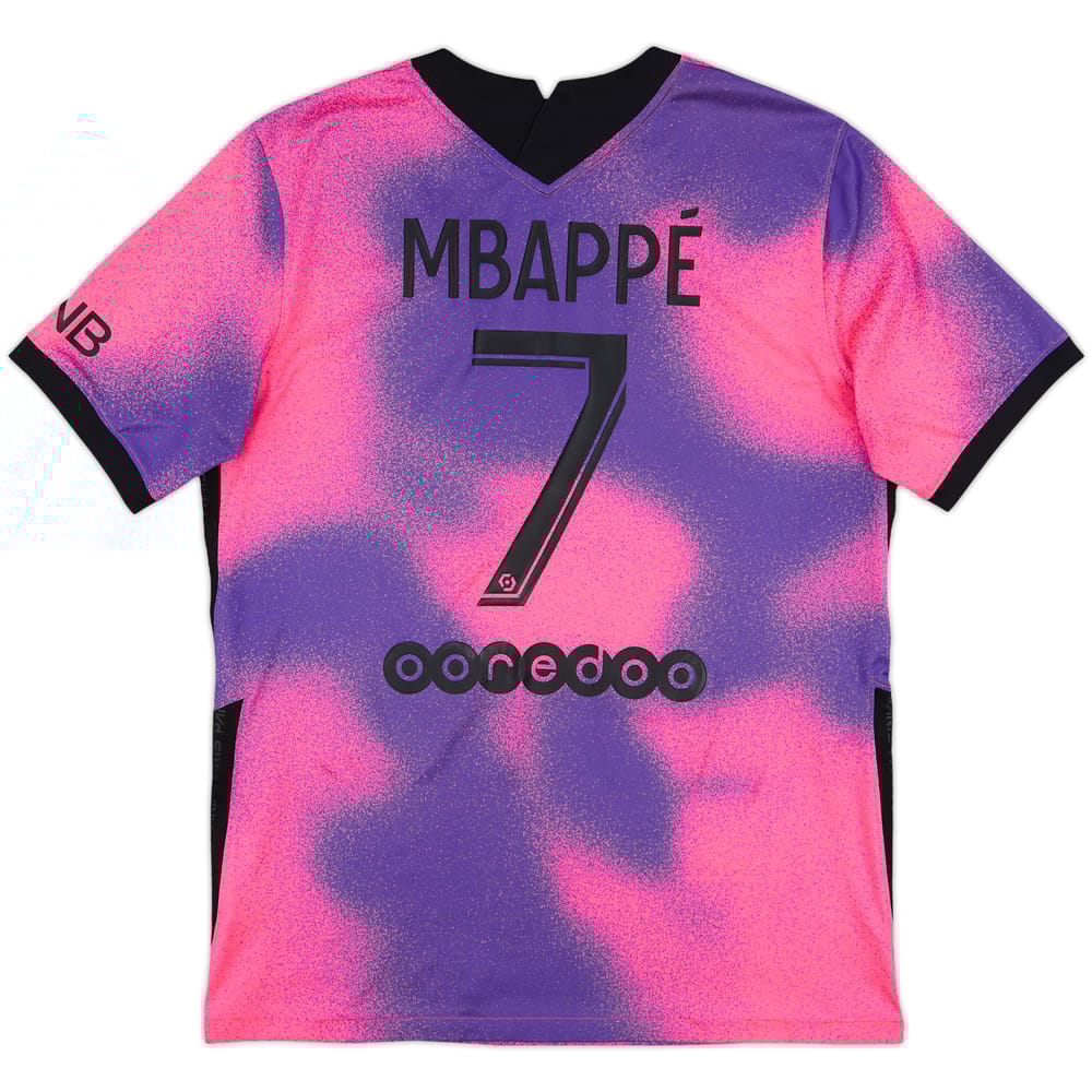 2020-21 Paris Saint-Germain Fourth Shirt Mbappe #7 - 8/10 - (M)