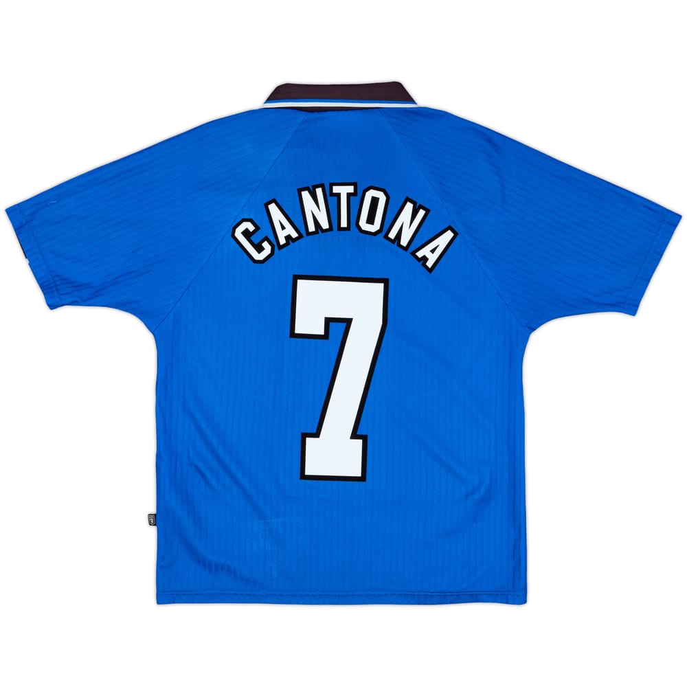 1996-98 Manchester United Third Shirt Cantona #7 - 7/10 - (Y)