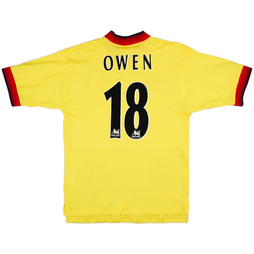 1997-99 Liverpool Away Shirt Owen #18 - 8/10 - (S)