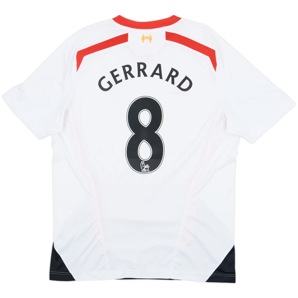 2013-14 Liverpool Away Shirt Gerrard #8 - 9/10 - (XL)
