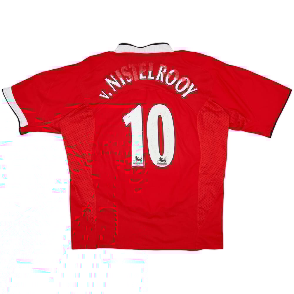 2004-06 Manchester United Home Shirt V.Nistelrooy #10 - 4/10 - (XL)